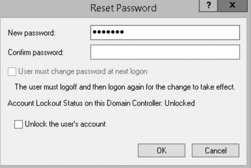 Definition des Passworts des RADIUS-Benutzers.