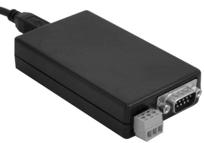 RS485 USB-Adapter zum Anschluss von Modbus RTU kompatiblen Energiezählern und Modbus RTU Sensoren